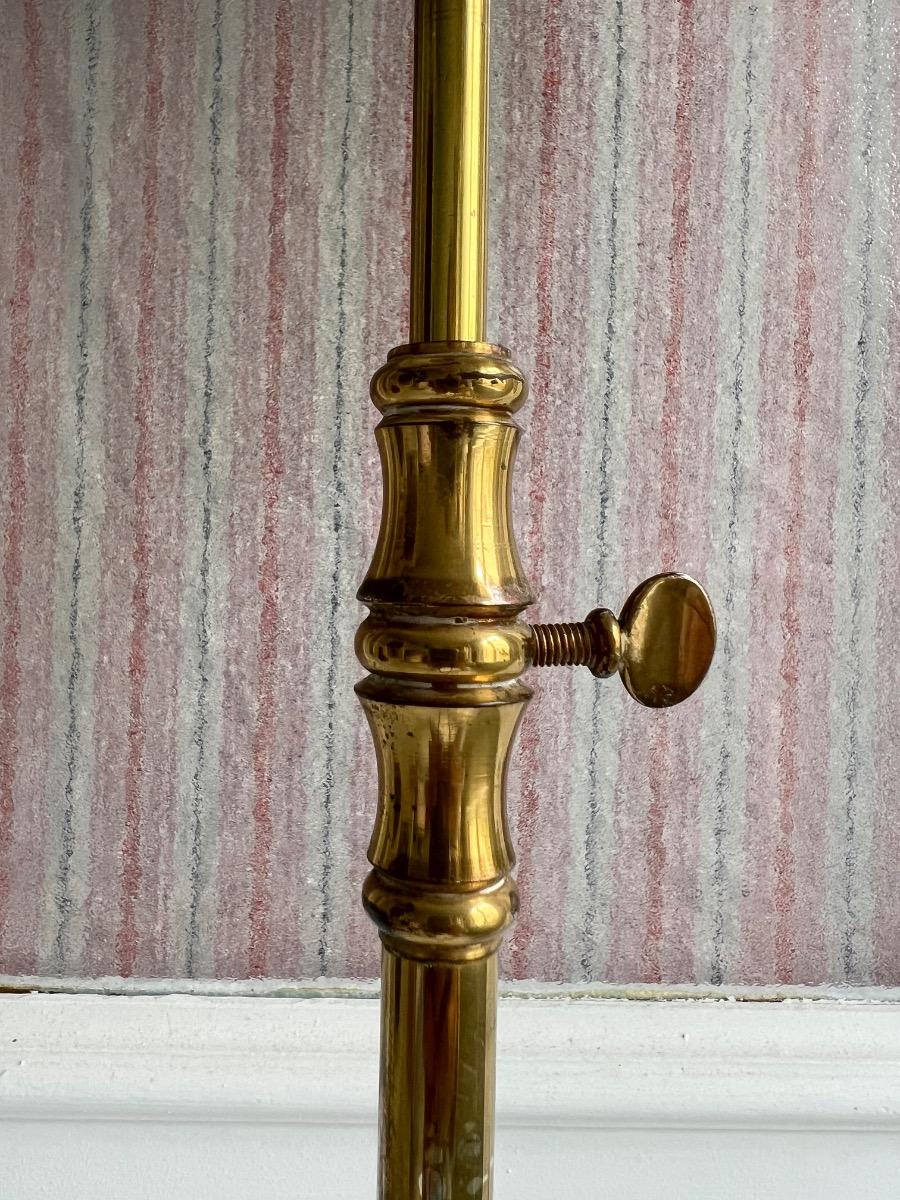 Lampe de parquet ajustable laiton 1950