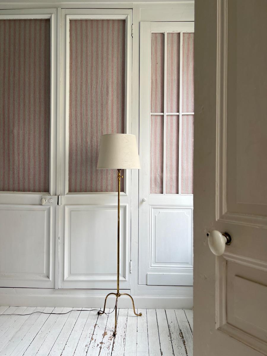 Lampe de parquet ajustable laiton 1950
