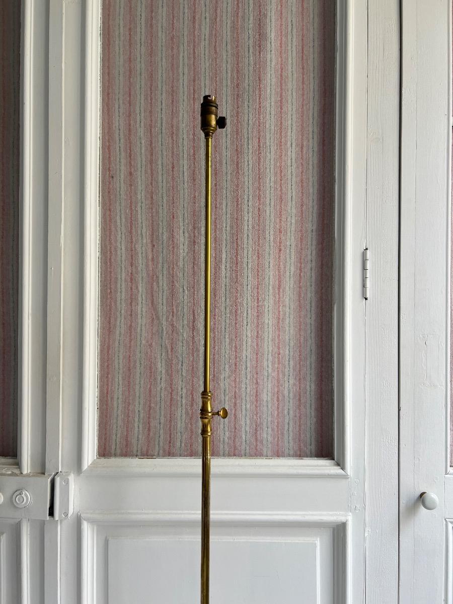 Lampe de parquet ajustable laiton 1950