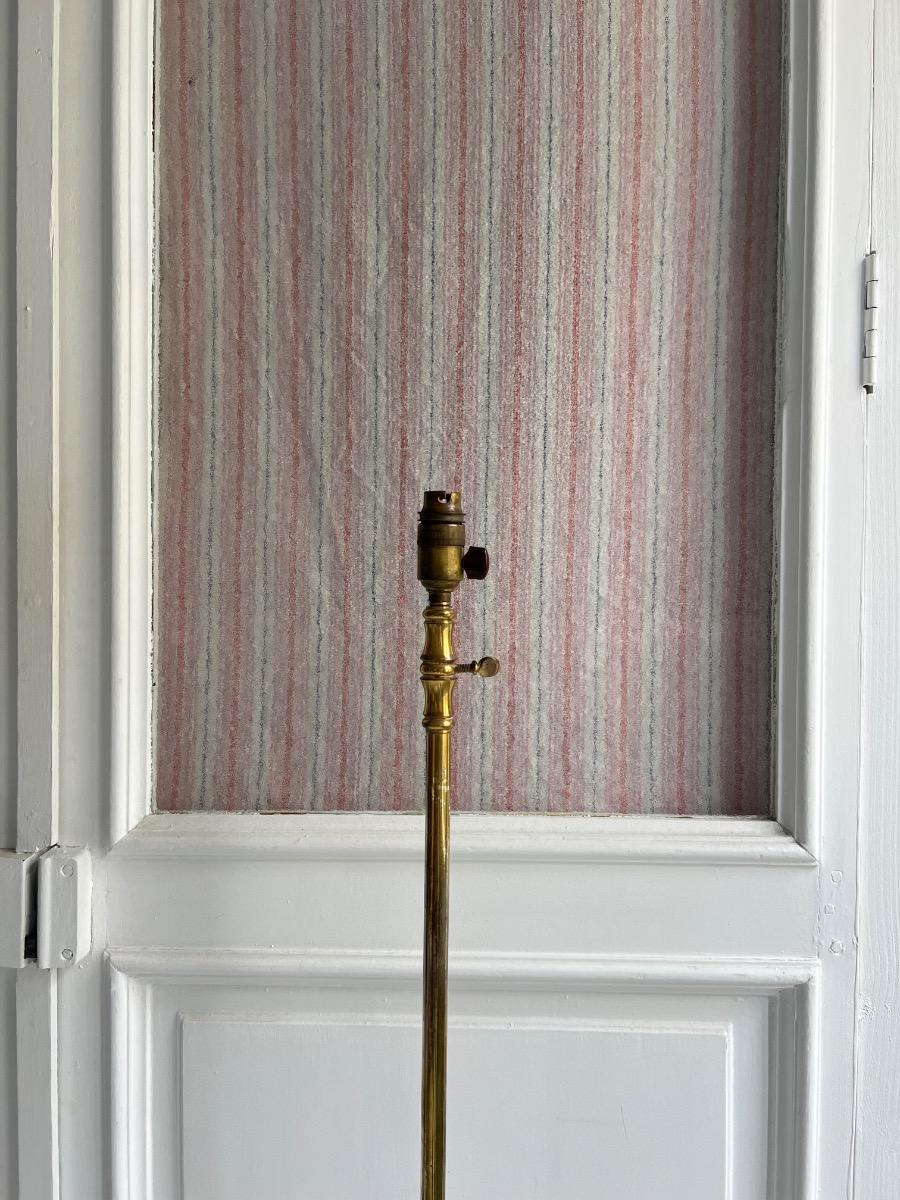 Lampe de parquet ajustable laiton 1950