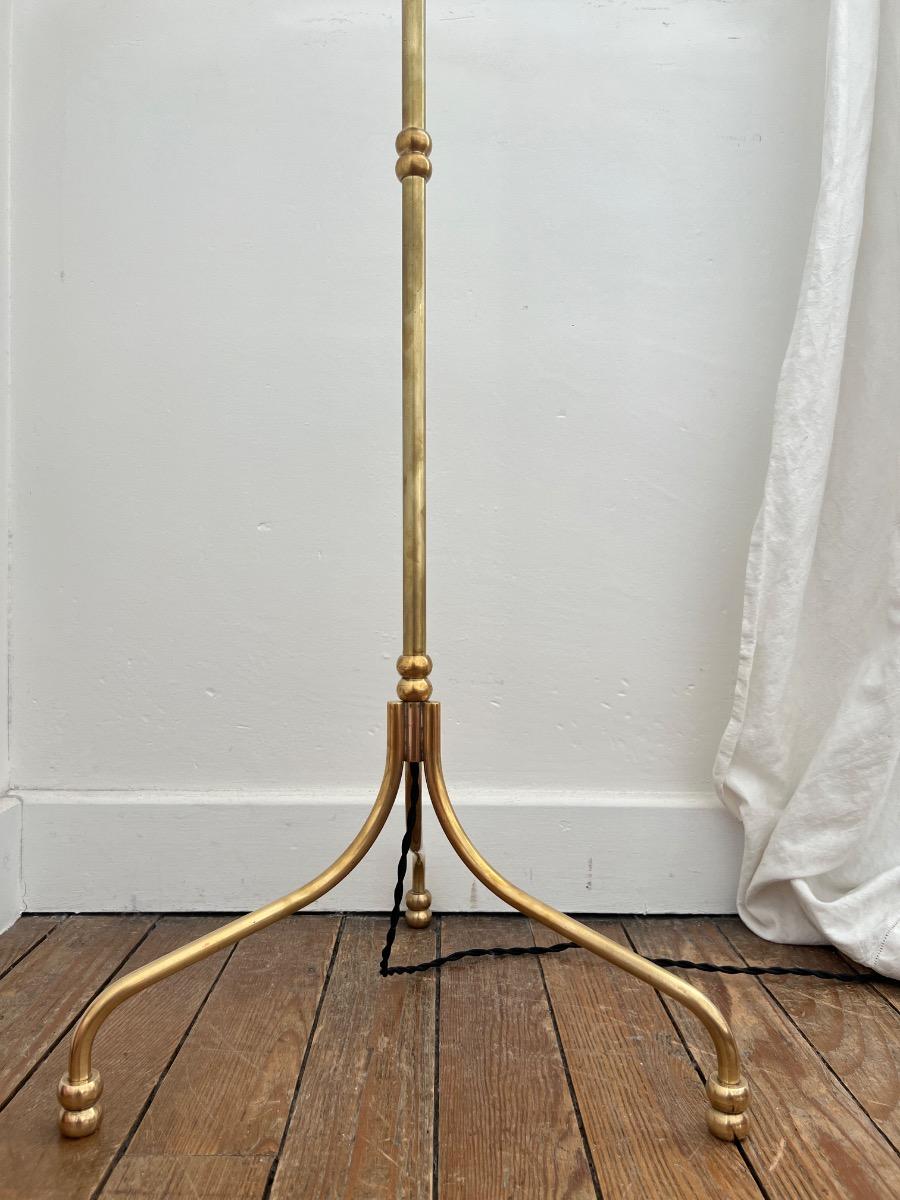 Lampe de parquet ajustable laiton 1950
