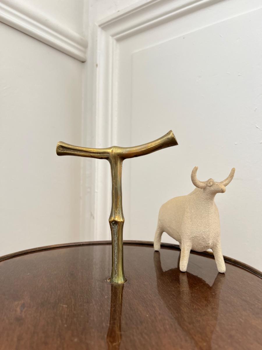 Bout de canapé Maison Baguès bronze 1950