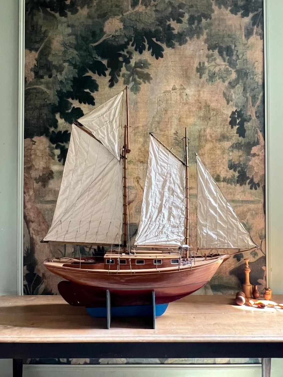 Grande maquette voilier 1930