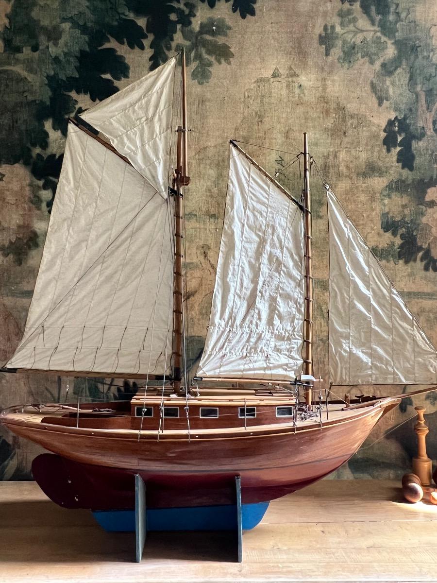 Grande maquette voilier 1930