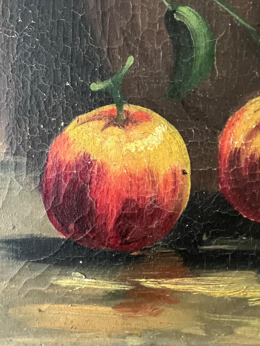 Nature morte huile sur toile 1940