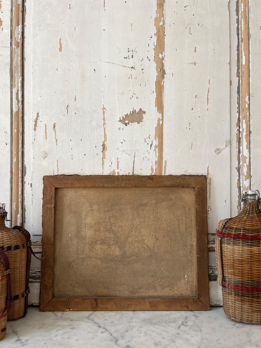 Nature morte huile sur toile 1940