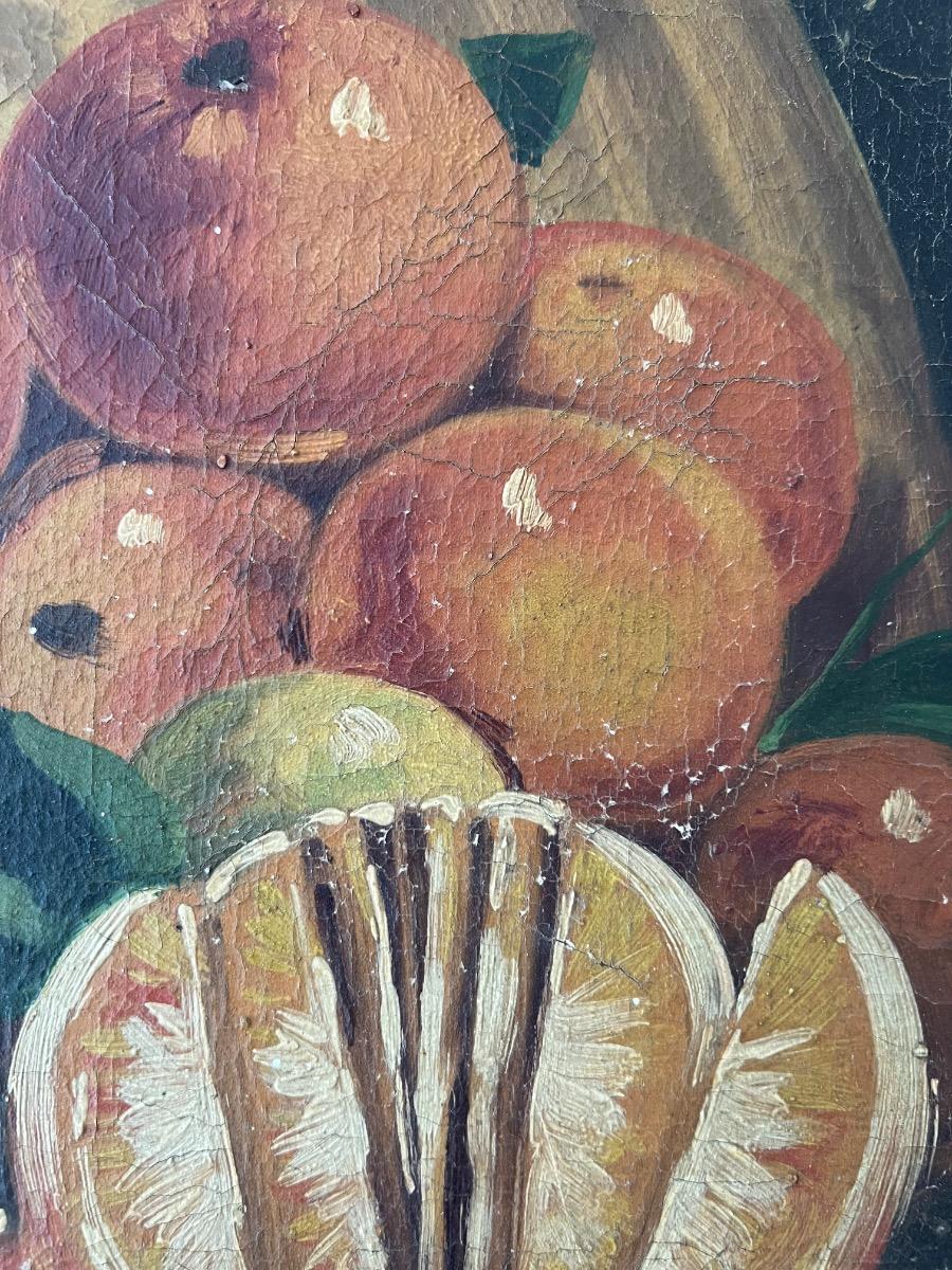 Nature morte huile sur toile 1940