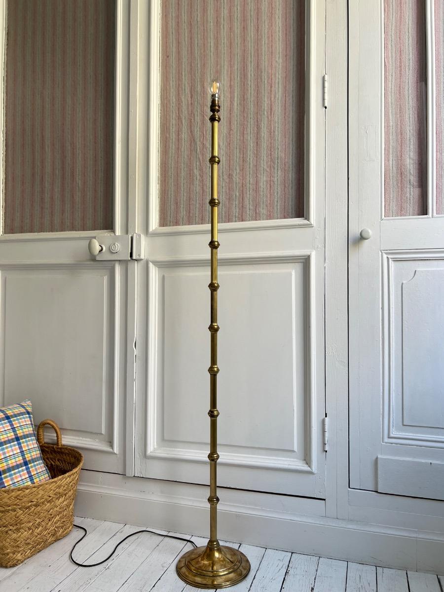 Lampe de parquet laiton 1950