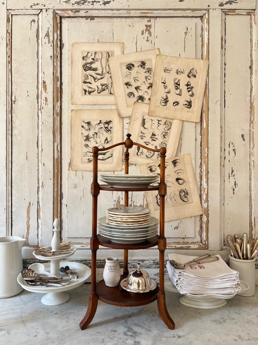 Présentoir gâteaux / assiettes 1940
