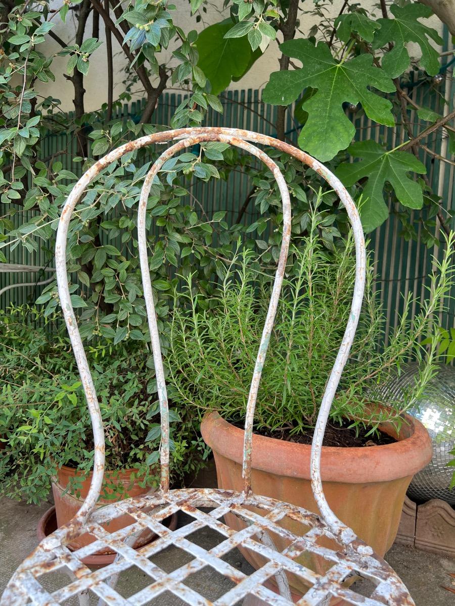 Paire de chaises de jardin XIXème